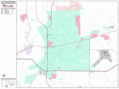 Terre Haute Digital Map Premium Style